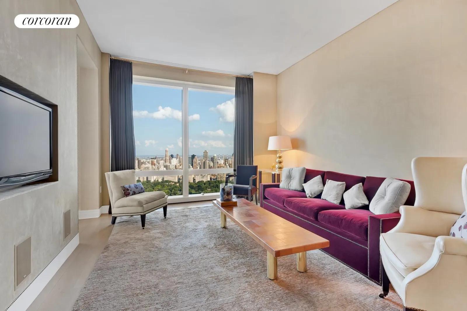 New York City Real Estate | View 25 Columbus Circle, 61B | Bedroom | View 7