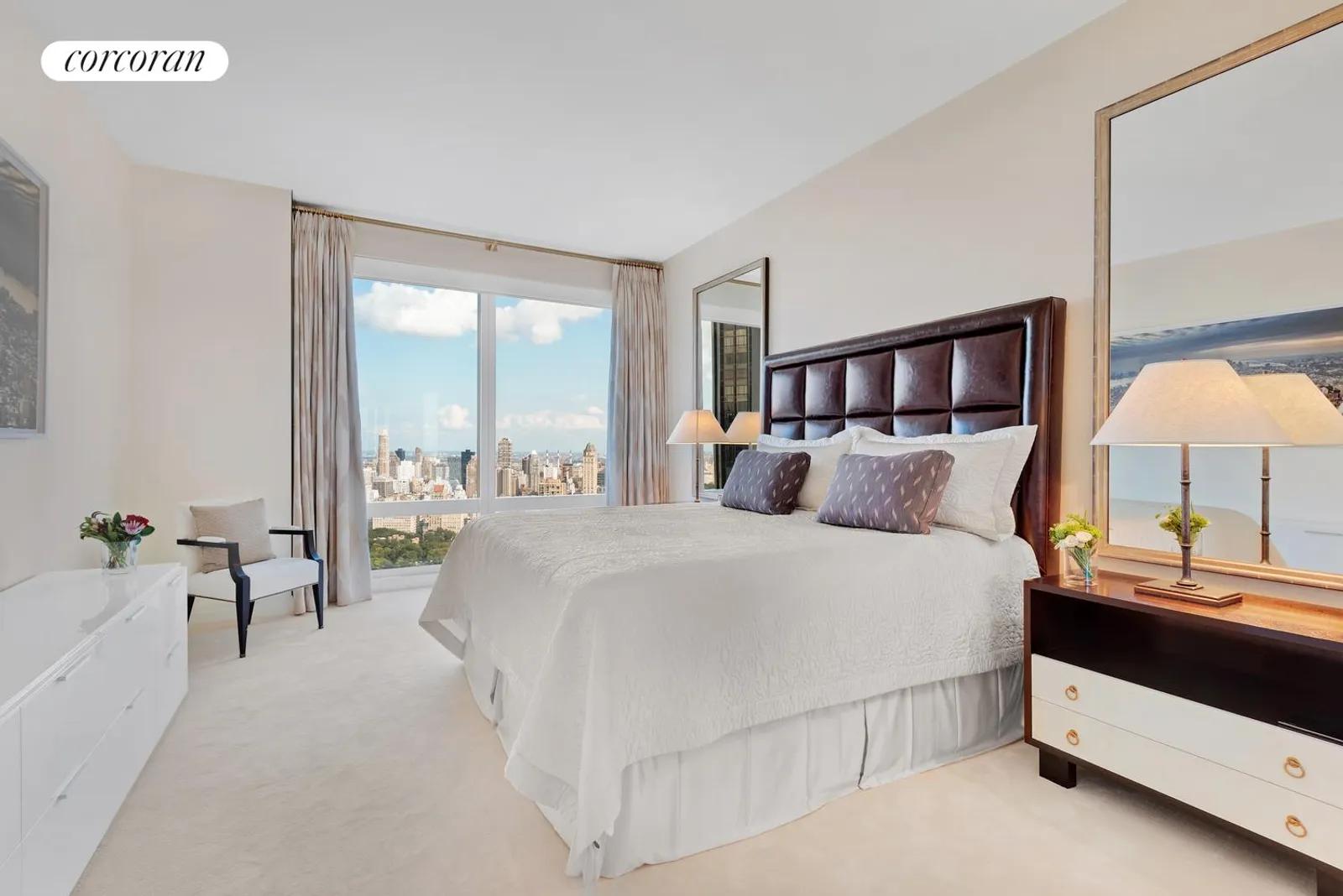 New York City Real Estate | View 25 Columbus Circle, 61B | Living Room | View 6
