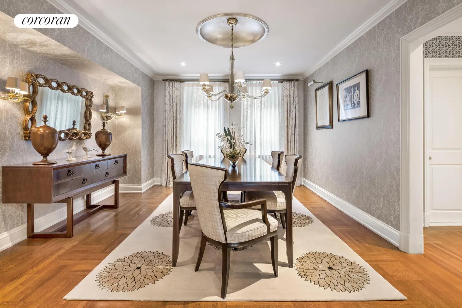 New York City Real Estate | View 1115 Fifth Avenue, 6B | Dining Room | View 8