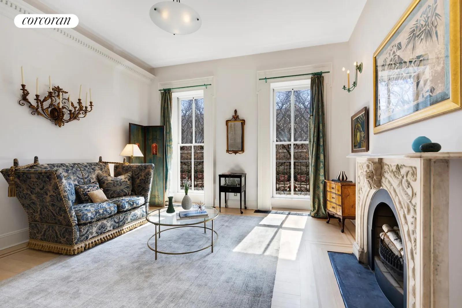 New York City Real Estate | View 483 West 22nd Street | Master bedroom level Sitting room  | View 10