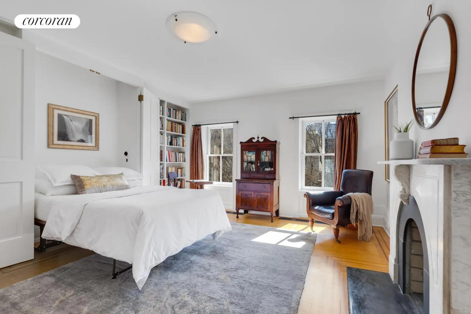 New York City Real Estate | View 483 West 22nd Street | Top floor bedroom overlooking the park | View 13