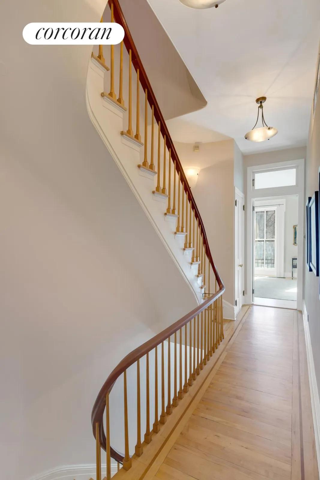 New York City Real Estate | View 483 West 22nd Street | Original staircase from 1856! | View 8