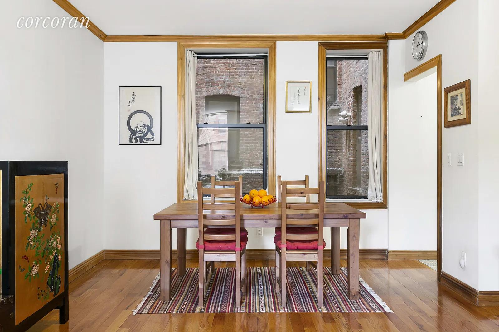 New York City Real Estate | View 100 West 119th Street, 4B | Large Dining Area | View 3