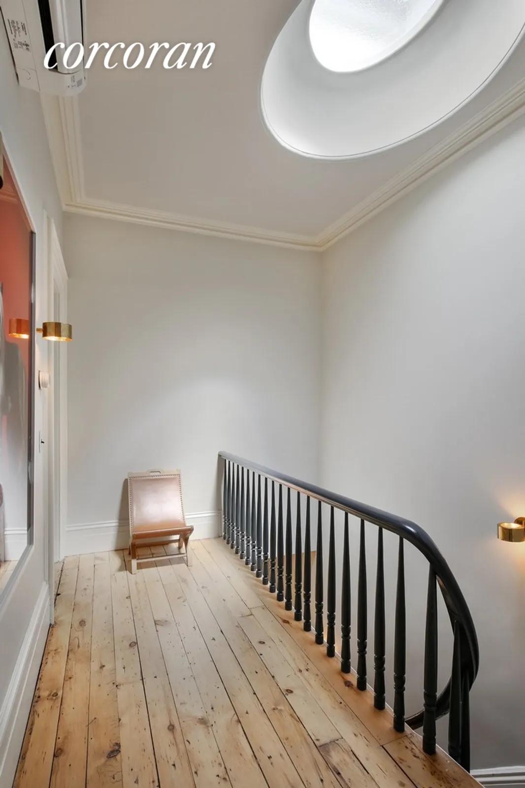 New York City Real Estate | View 163 Eckford Street | UPSTAIRS LANDING WITH SKYLIGHT | View 11