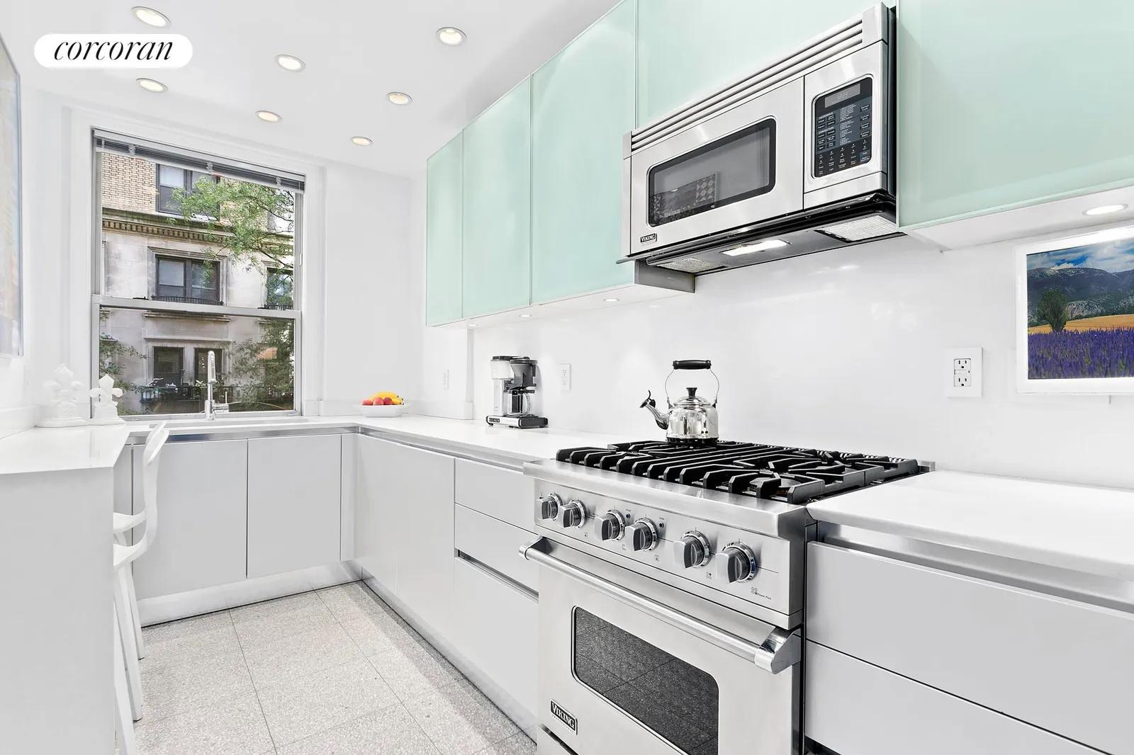 New York City Real Estate | View 780 West End Avenue, 2A | Window chef's kitchen | View 5