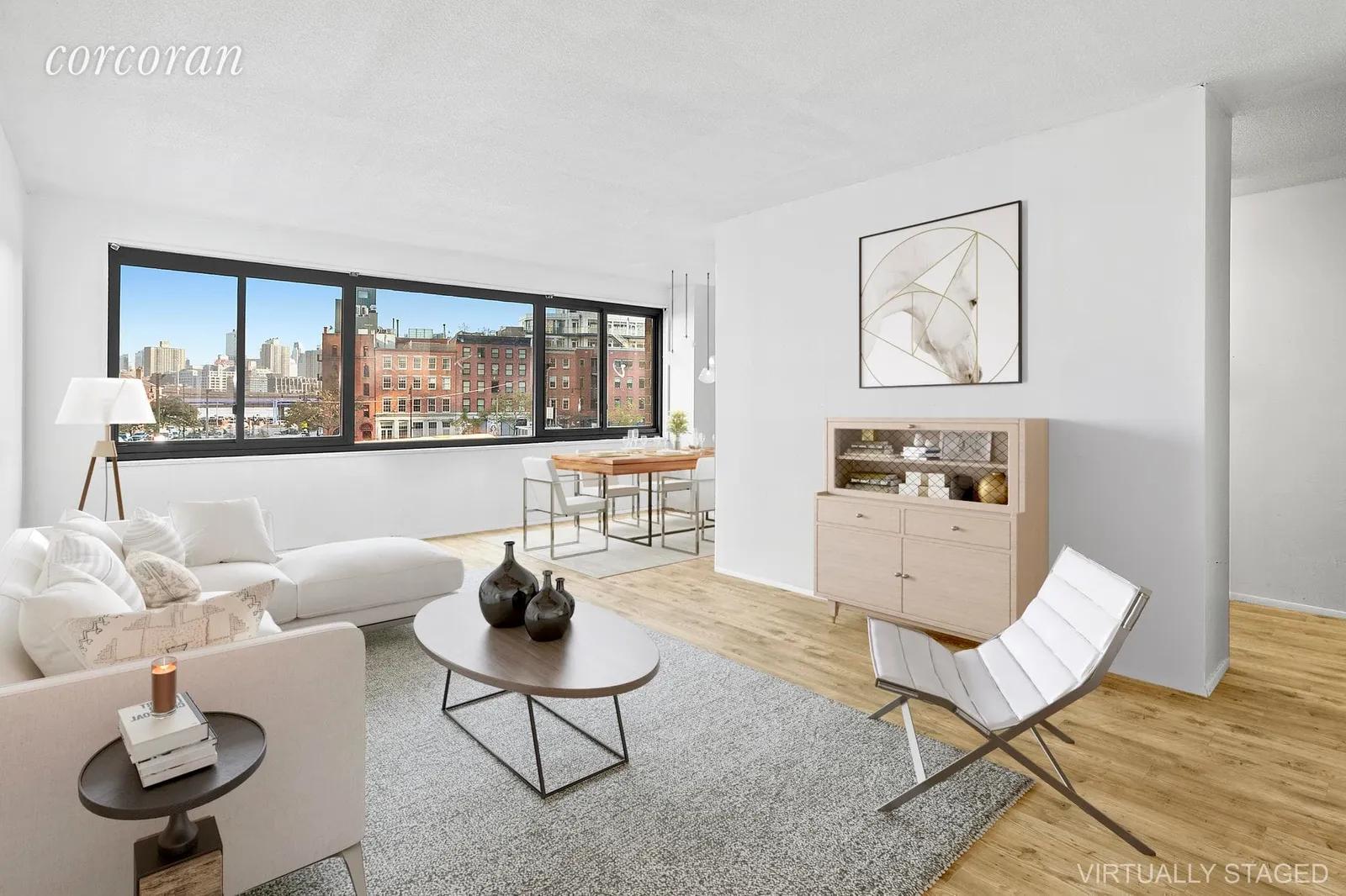New York City Real Estate | View 299 Pearl Street, 2A | 2 Beds, 1 Bath | View 1