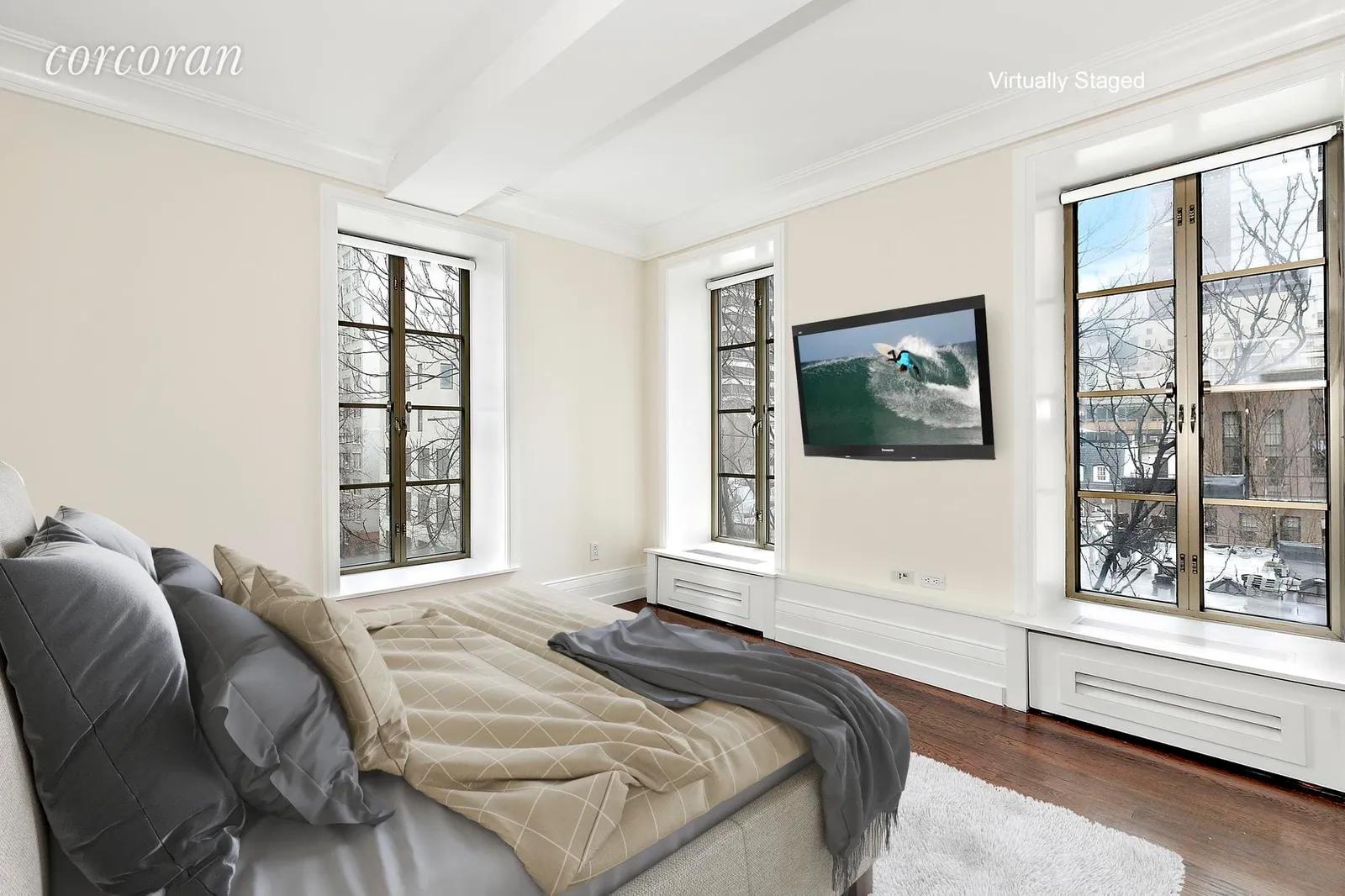 New York City Real Estate | View 140 East 63rd Street, 6D | Second Bedroom with South & East Exposures | View 7