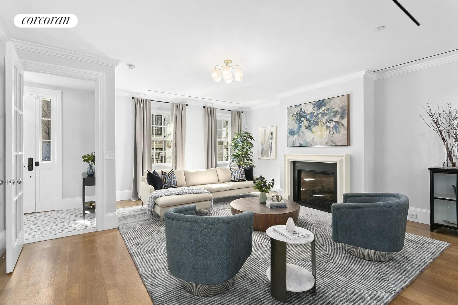 New York City Real Estate | View 59 Middagh Street | Sunny South Facing Living Room  | View 2