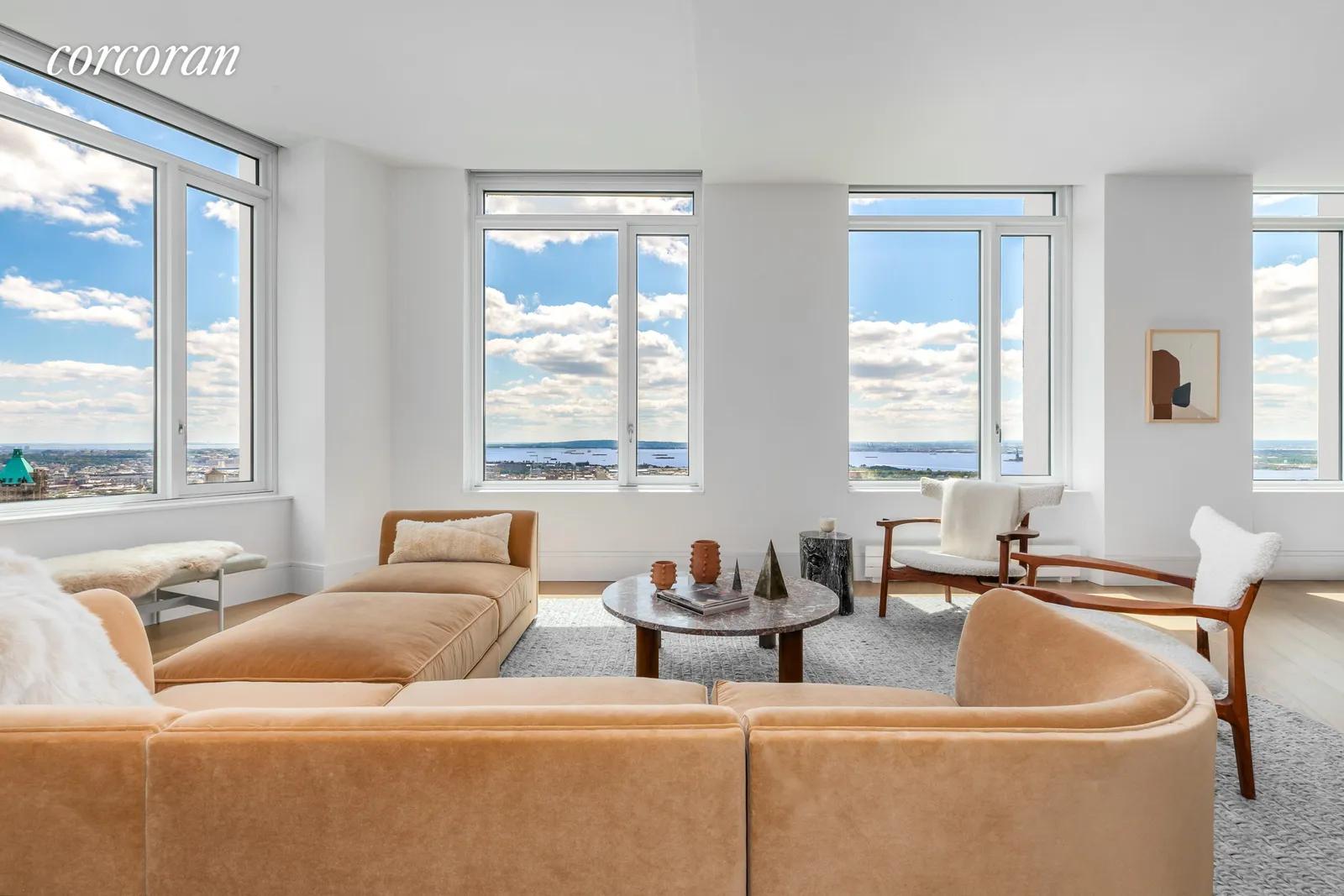 New York City Real Estate | View 1 Clinton Street, 37B | Living Room | View 4