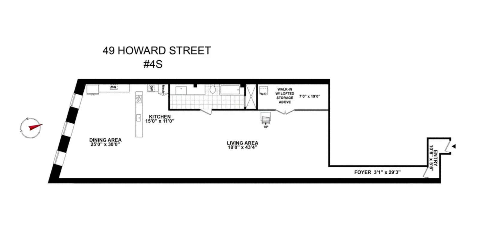 49 Howard Street, 4S | floorplan | View 6