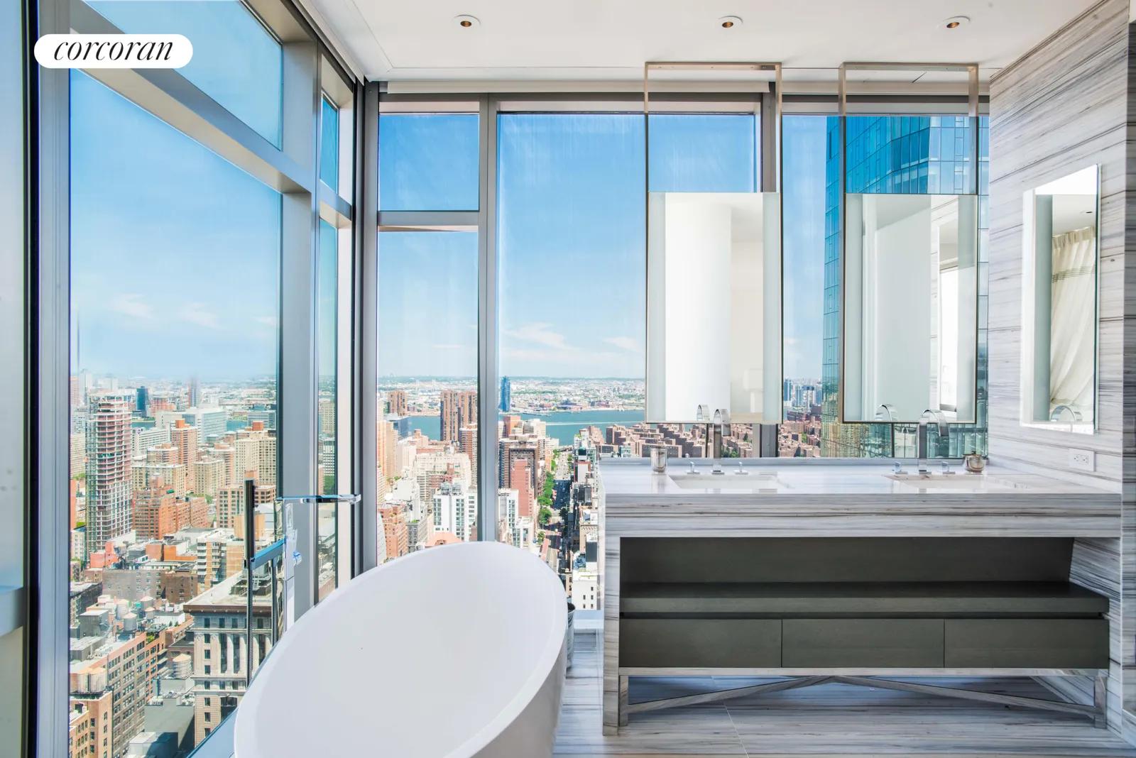 New York City Real Estate | View 23 East 22nd Street, 48th Floor | Master Bathroom | View 6