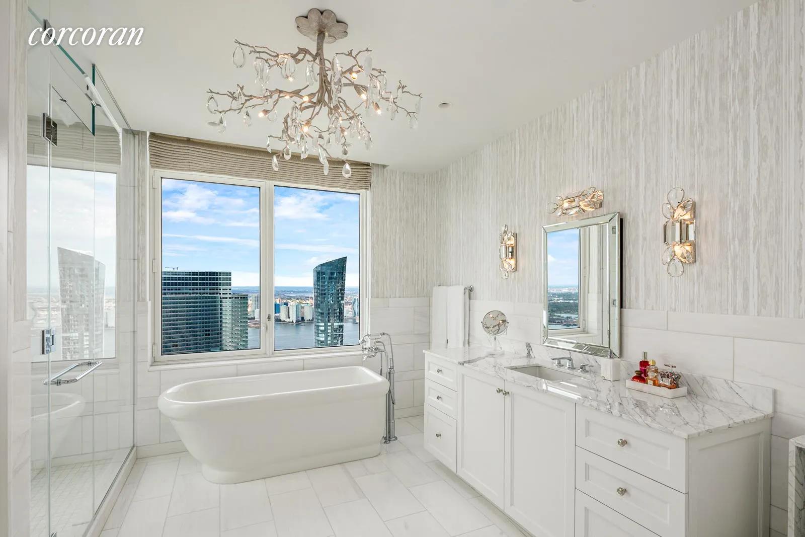 New York City Real Estate | View 30 Park Place, 68A | Bathroom | View 13