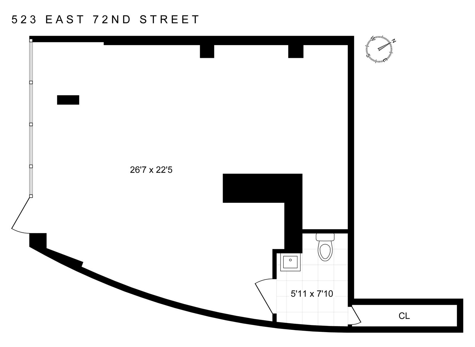521 East 72Nd Street, RETAIL | floorplan | View 2