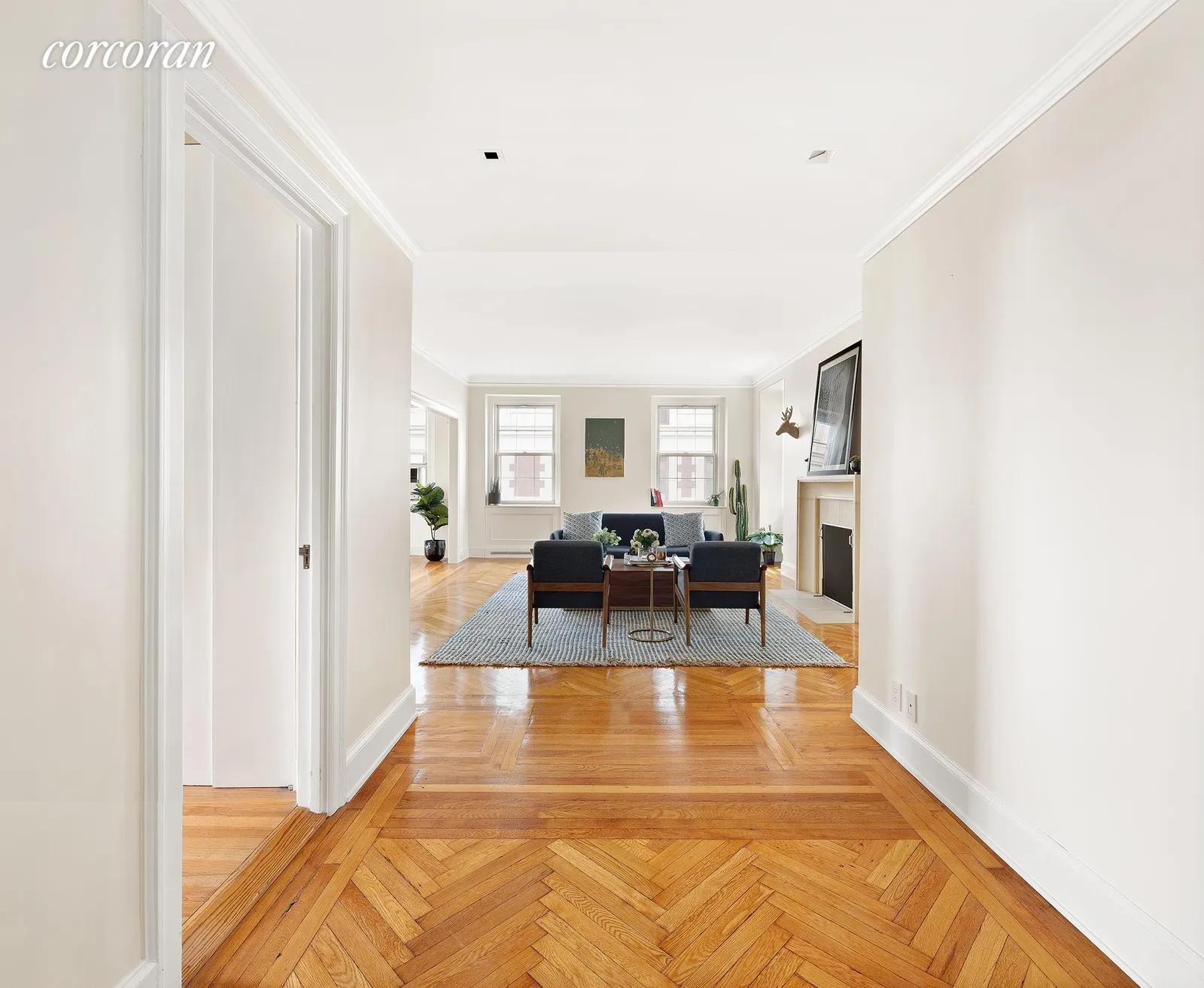 New York City Real Estate | View 160 Henry Street, 9C | Great Room and Formal Entry | View 6