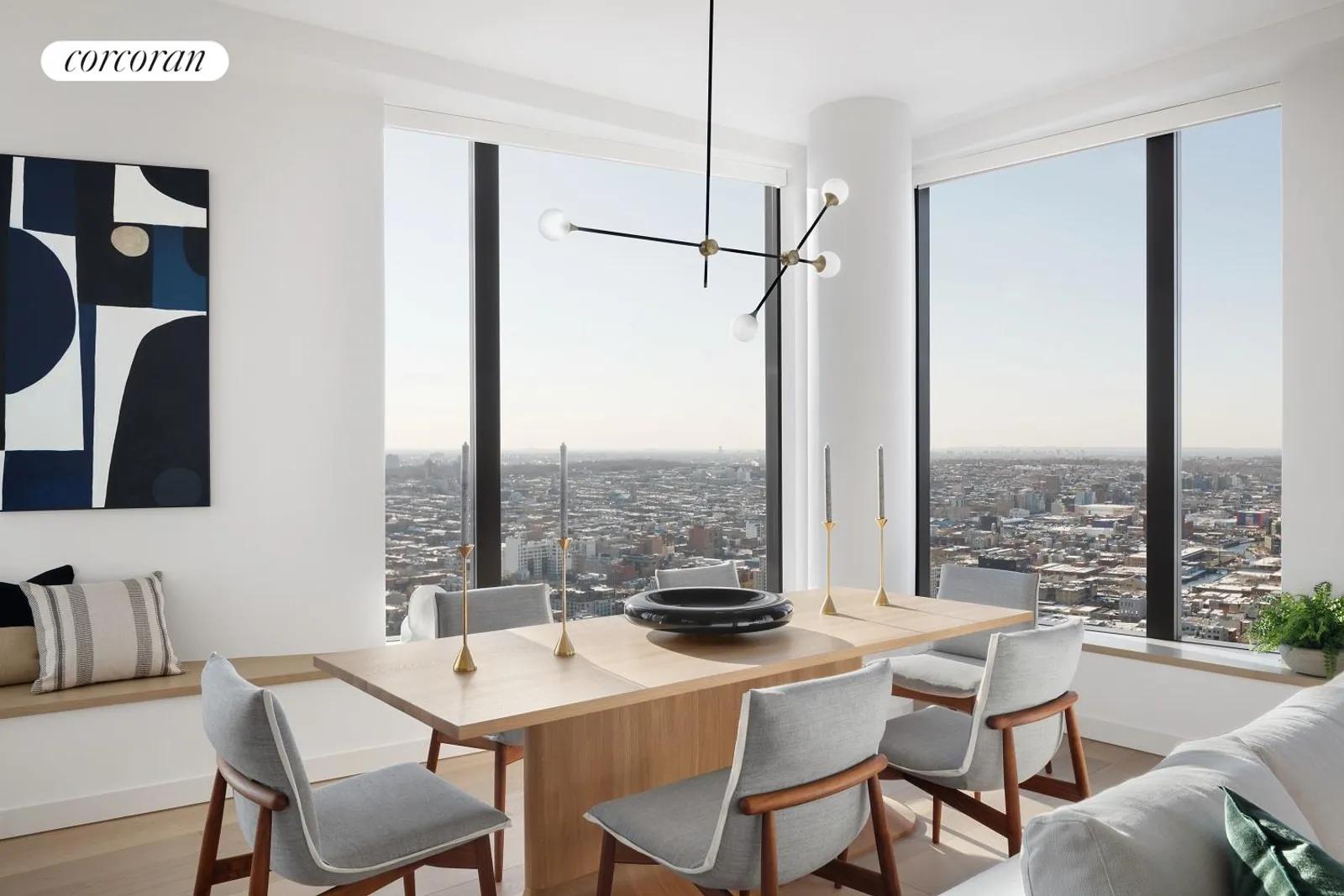 New York City Real Estate | View 11 Hoyt Street, 37F | Dining Area | View 4