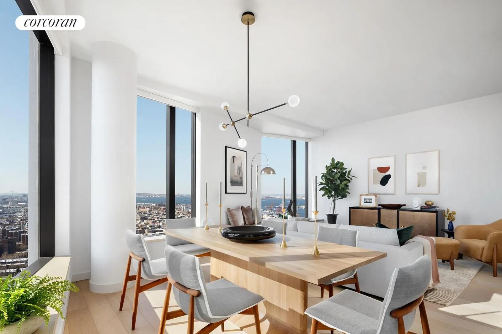 New York City Real Estate | View 11 Hoyt Street, 37F | Dining Area | View 5