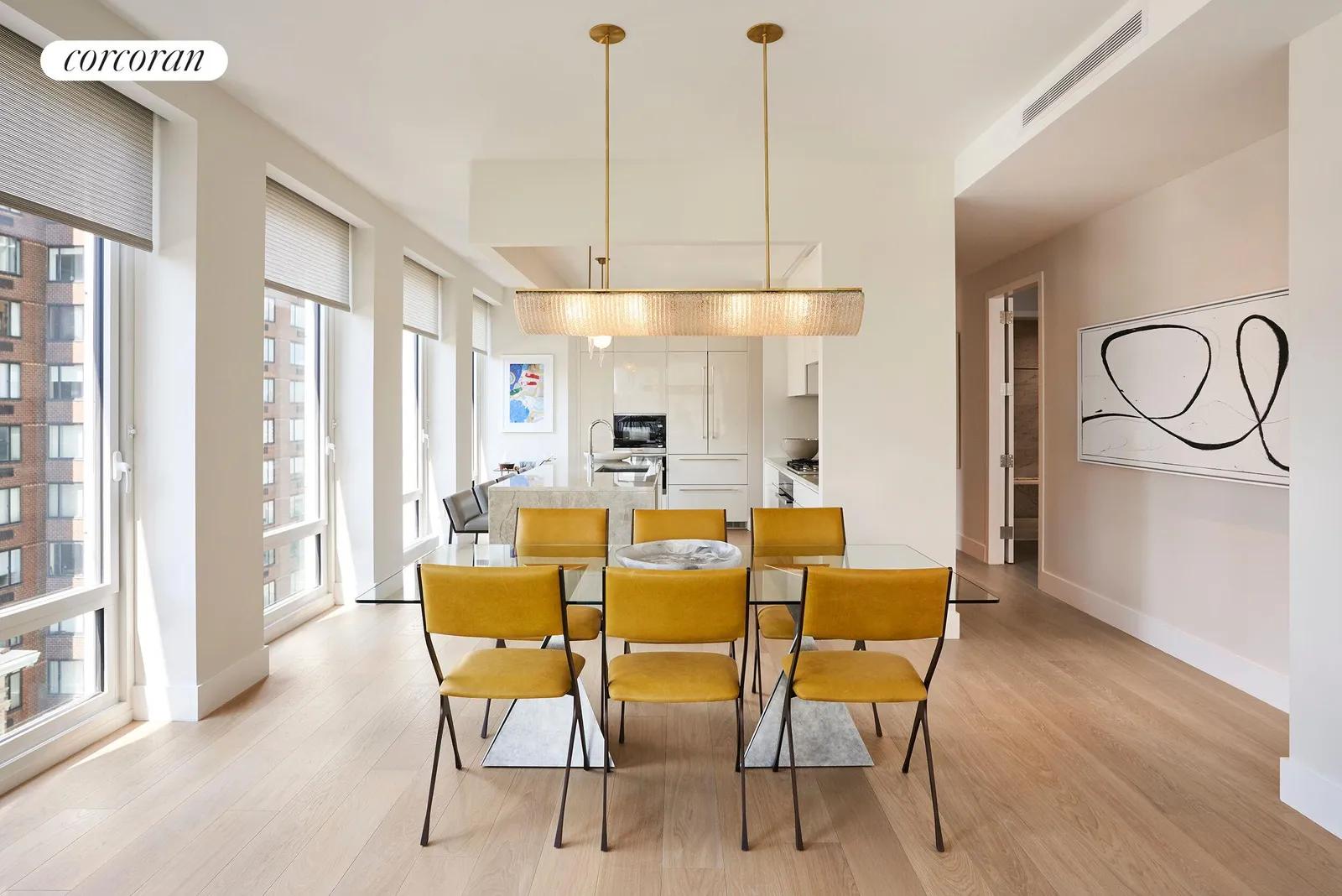 New York City Real Estate | View 15 West 61st Street, 20A | Dining Room | View 3