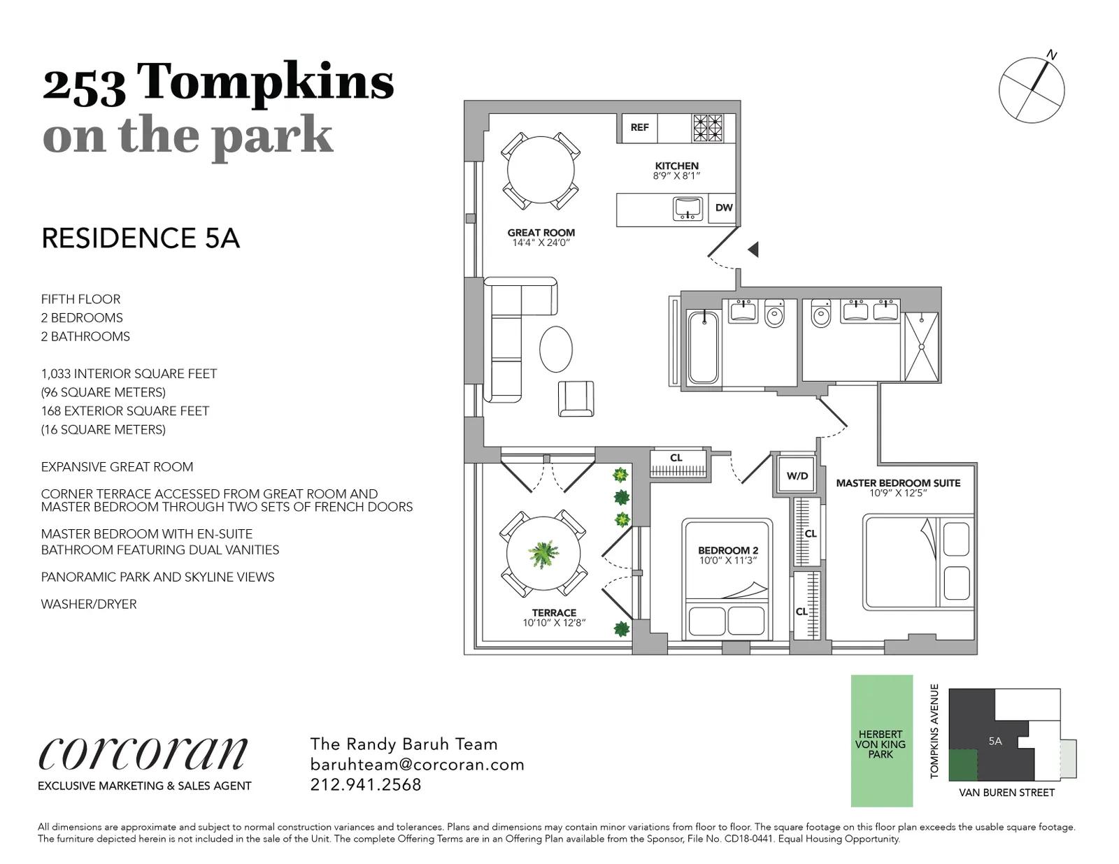 253 Tompkins Avenue, 5A | floorplan | View 7