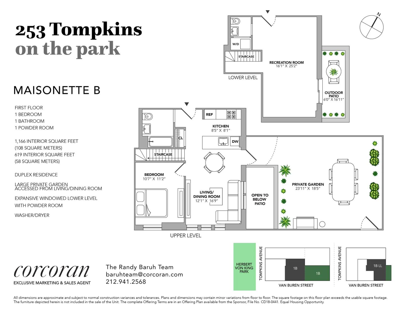 253 Tompkins Avenue, Maisonette B | floorplan | View 8