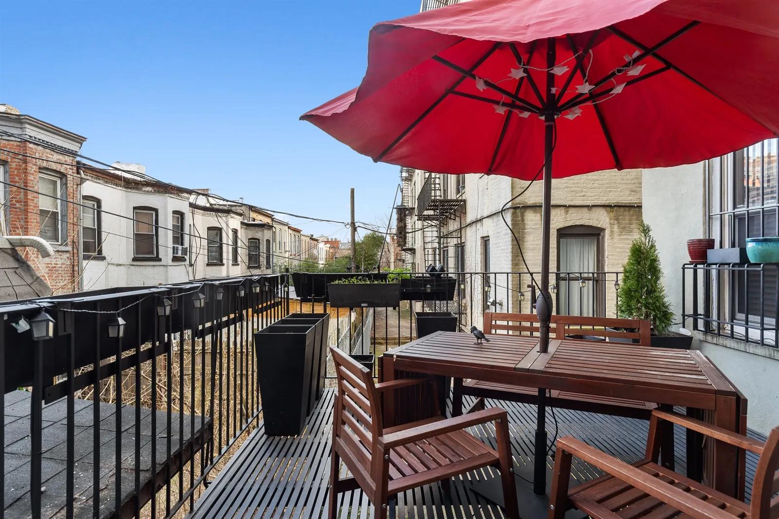 New York City Real Estate | View 469 Eastern Parkway, B | Shared Deck | View 9