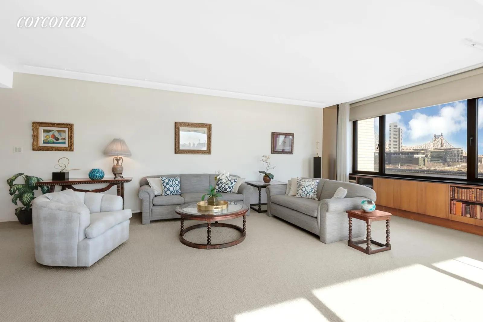 New York City Real Estate | View 45 Sutton Place South, 3L | Living Room | View 4