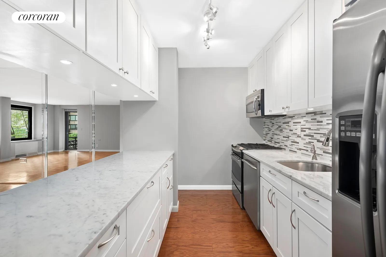 New York City Real Estate | View 531 Main Street, 220 | Kitchen | View 3