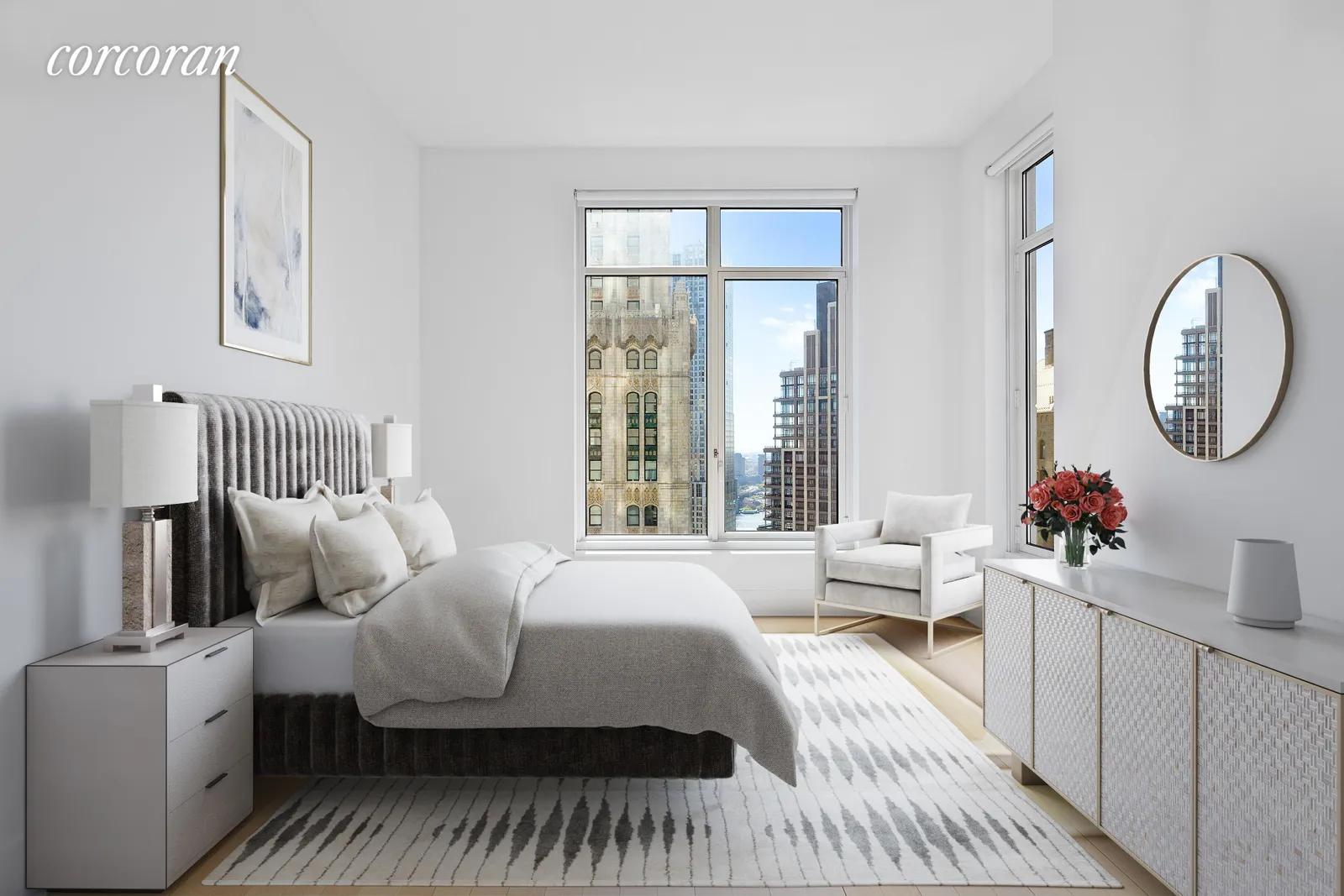 New York City Real Estate | View 30 Park Place, 55C | Bedroom | View 4