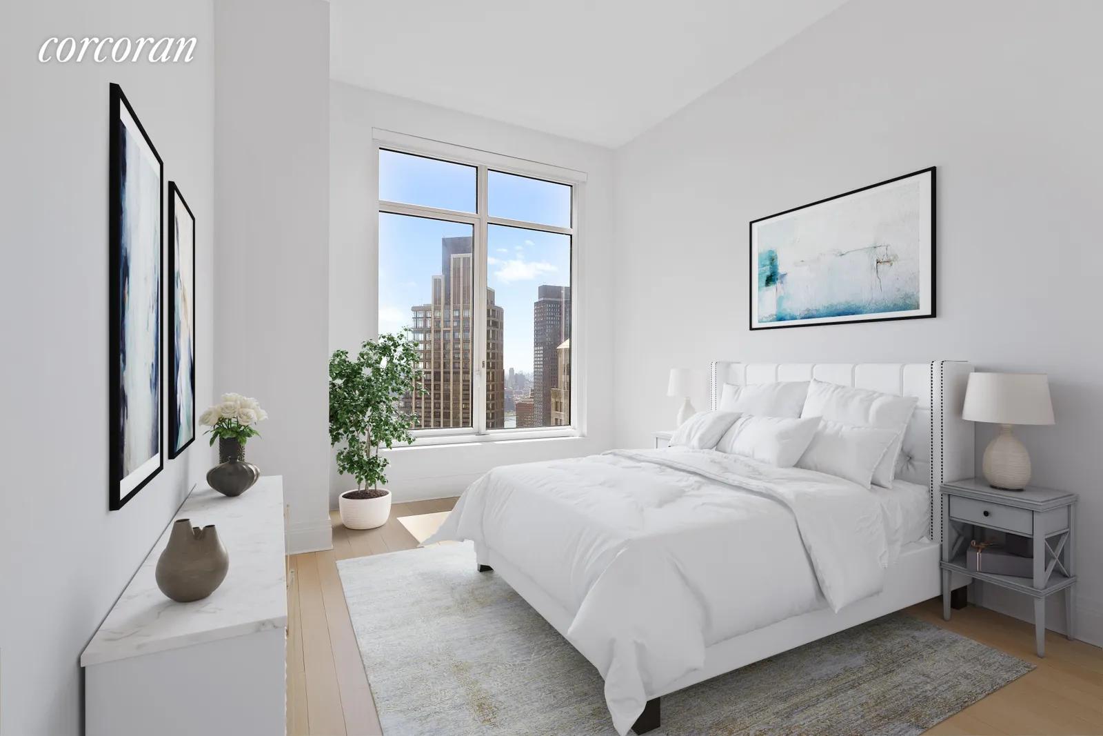 New York City Real Estate | View 30 Park Place, 55C | Bedroom | View 7