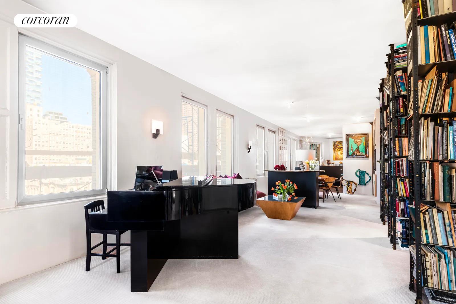 New York City Real Estate | View 90 West Broadway, 8THFLOOR | Living Room | View 3