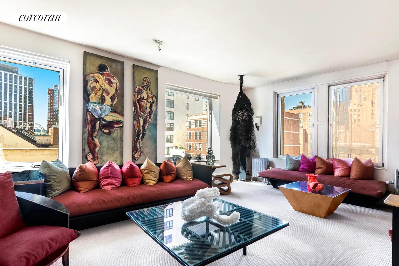 New York City Real Estate | View 90 West Broadway, 8THFLOOR | Living Room | View 4