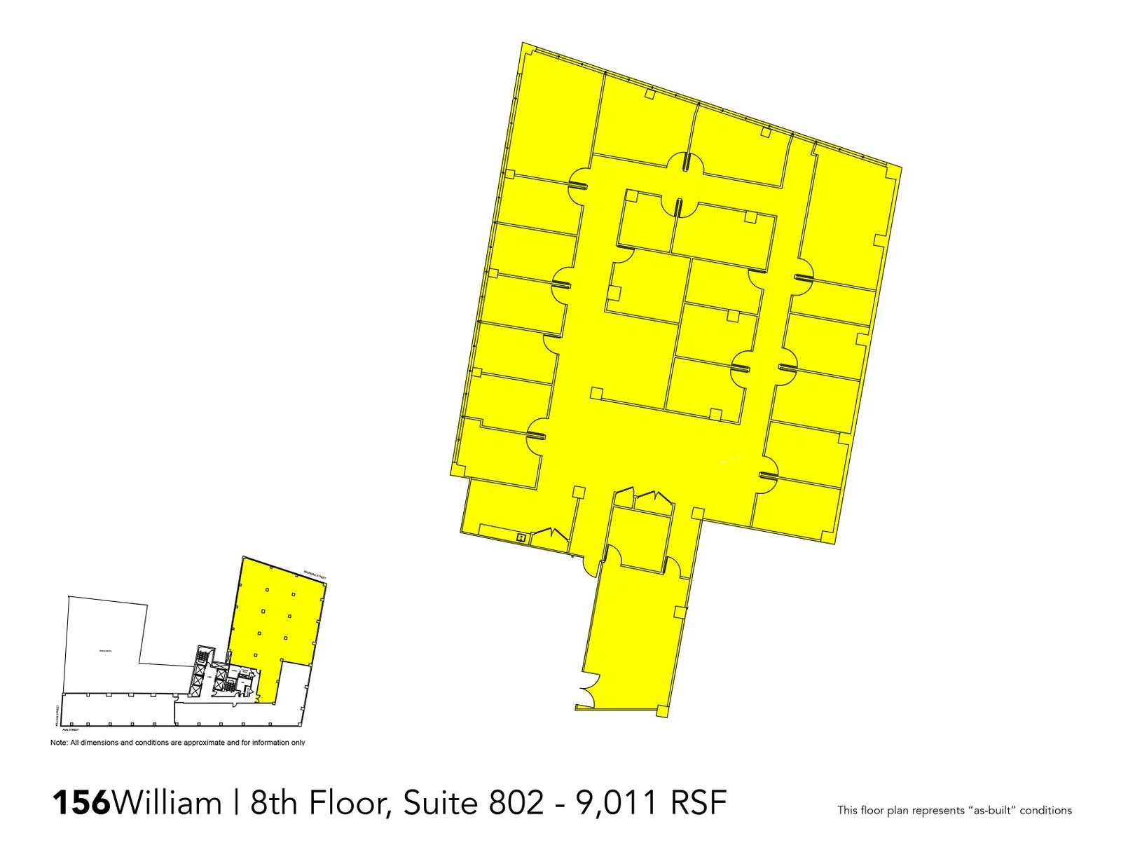 156 William Street, 802 | floorplan | View 13