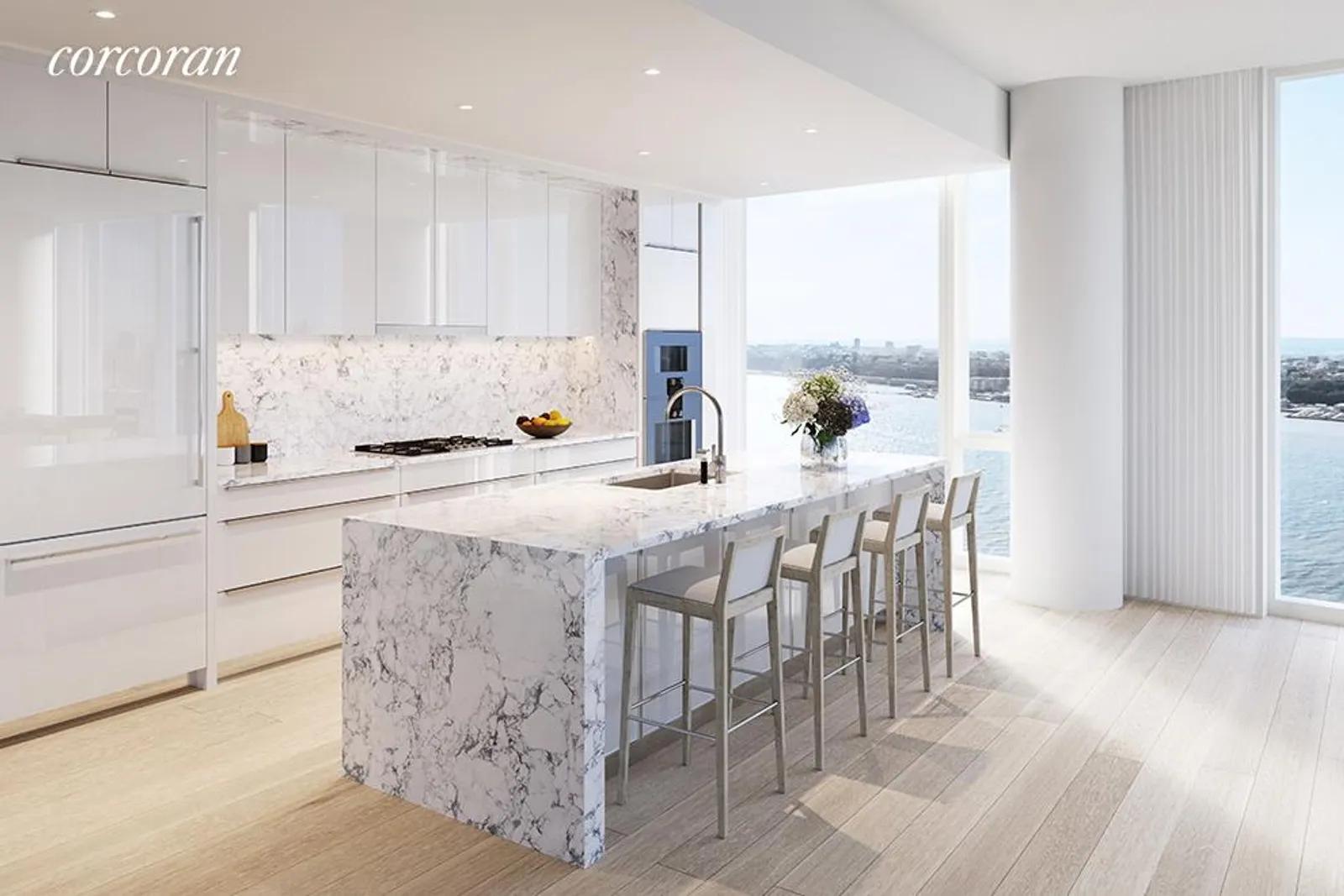 New York City Real Estate | View 10 Riverside Boulevard, 34E | Kitchen | View 2