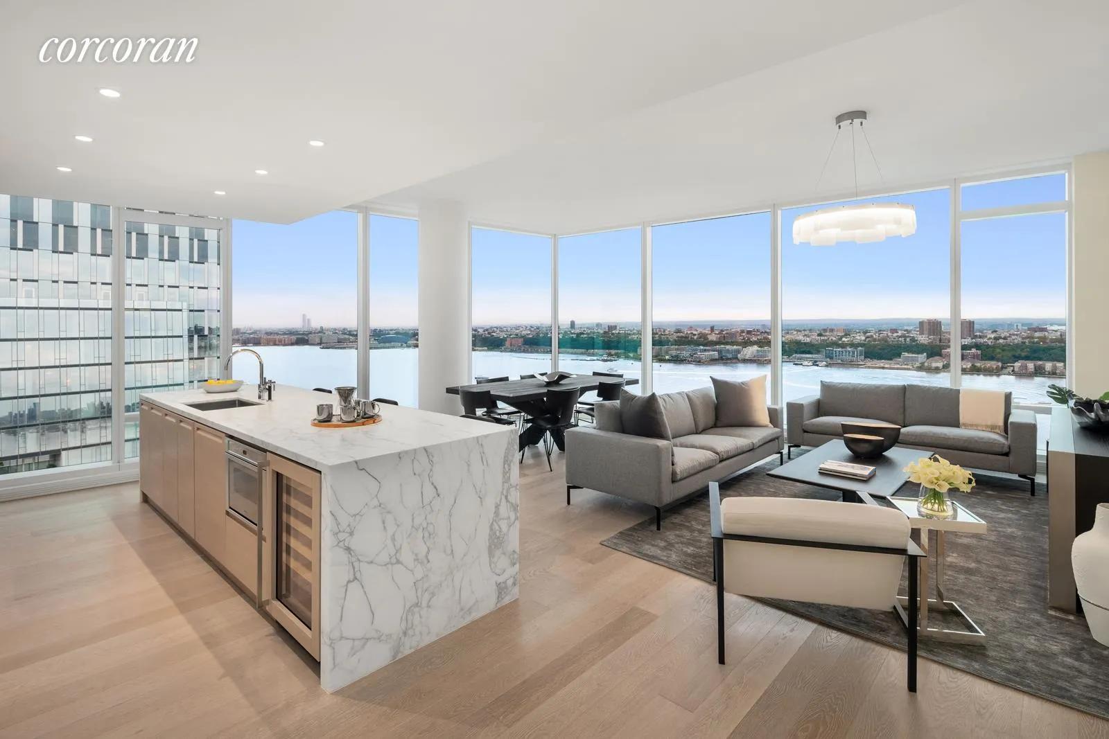 New York City Real Estate | View 30 Riverside Boulevard, 33A | Living Room | View 5