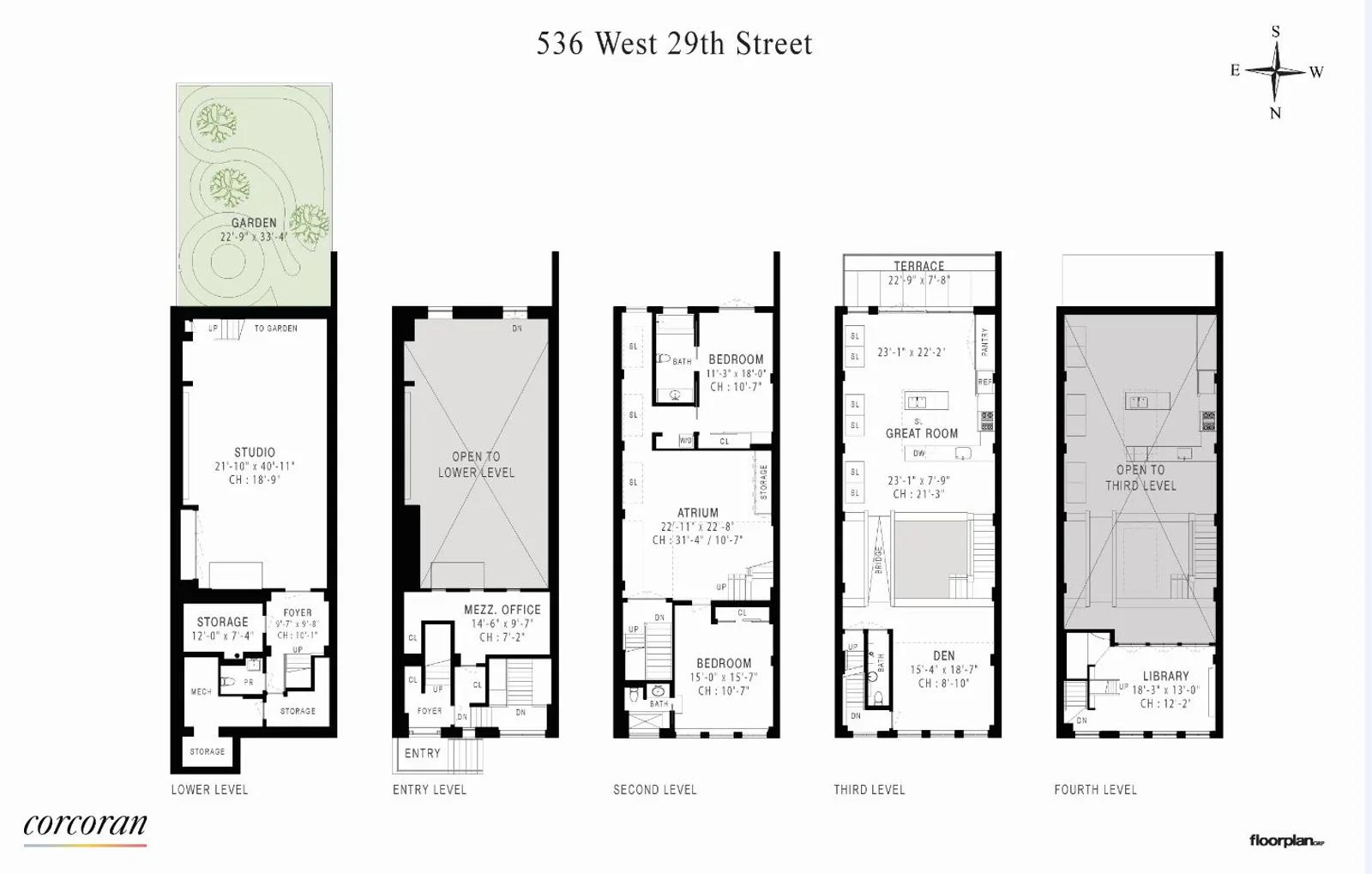536 West 29Th Street | floorplan | View 24