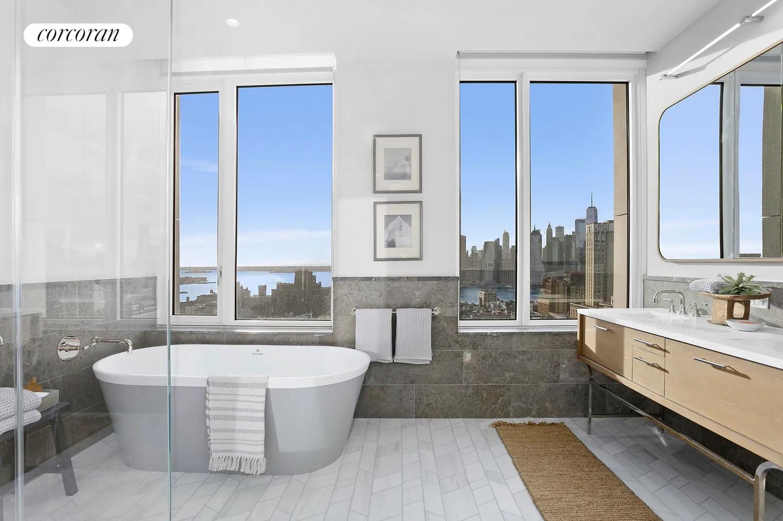 New York City Real Estate | View 1 Clinton Street, 37A | Bathroom | View 4