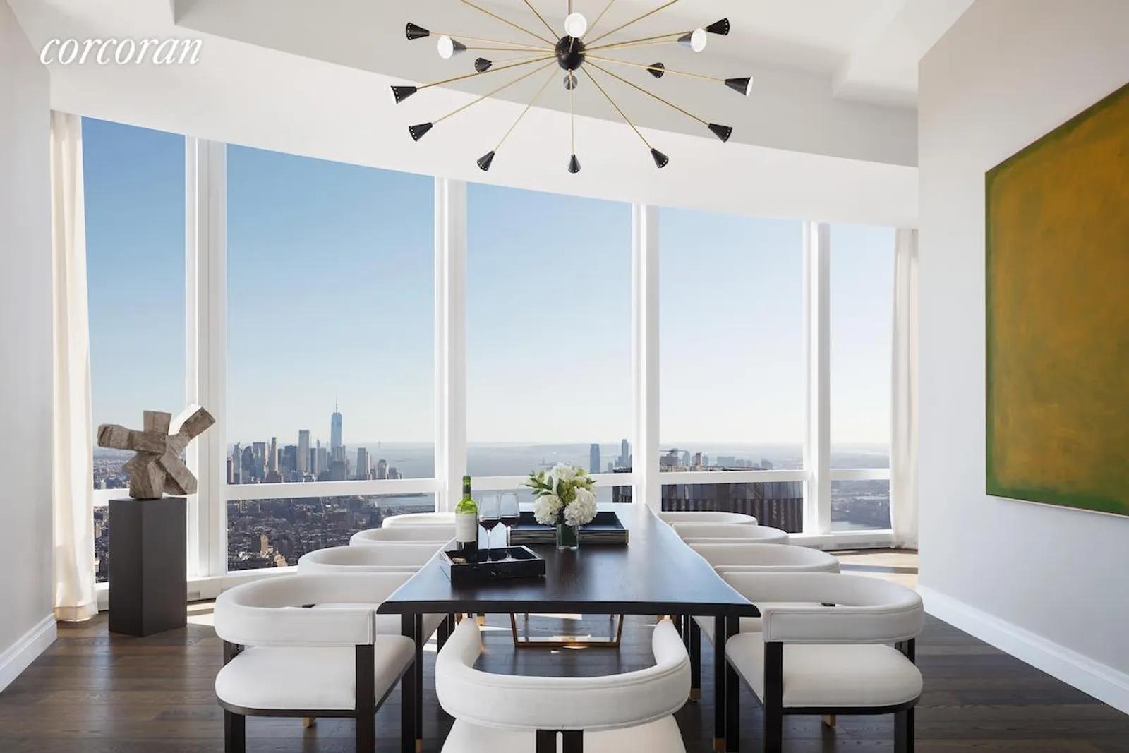 New York City Real Estate | View 35 Hudson Yards, PH90 | Dining Area | View 8