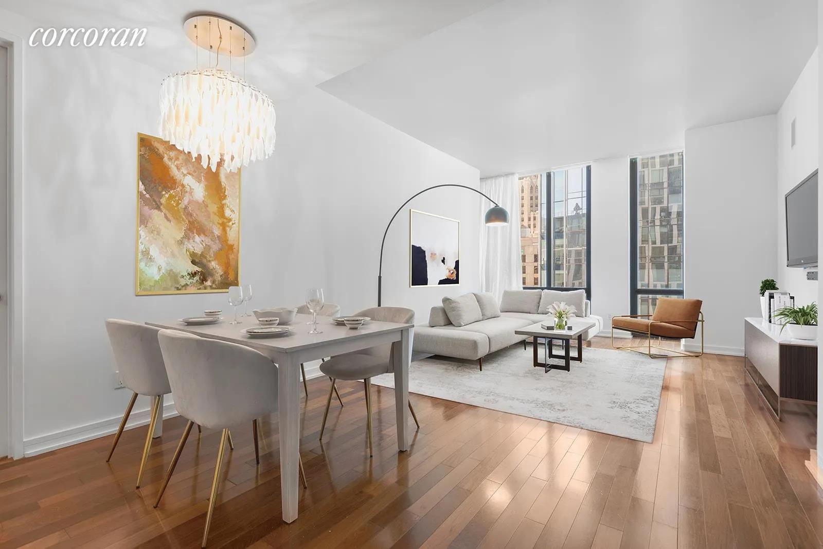 New York City Real Estate | View 101 Warren Street, 980 | 2 Beds, 3 Baths | View 1