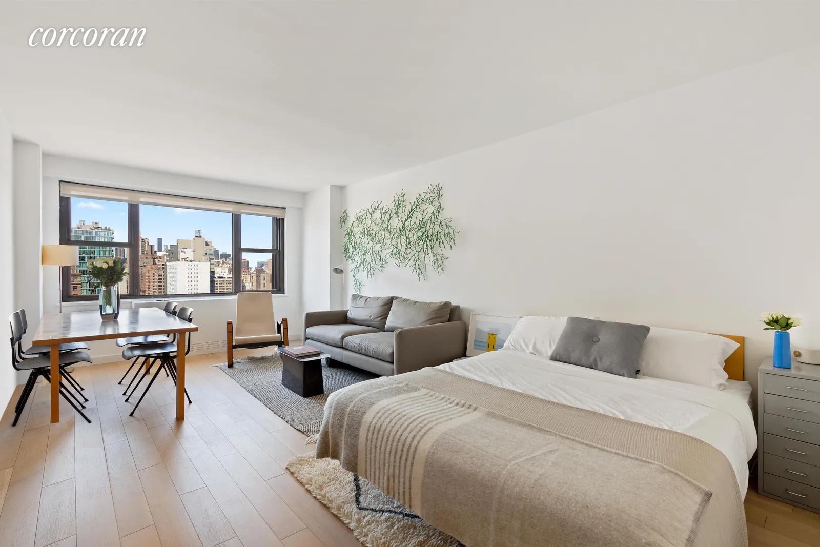 New York City Real Estate | View 115 East 9th Street, 17K | Living Room | View 2
