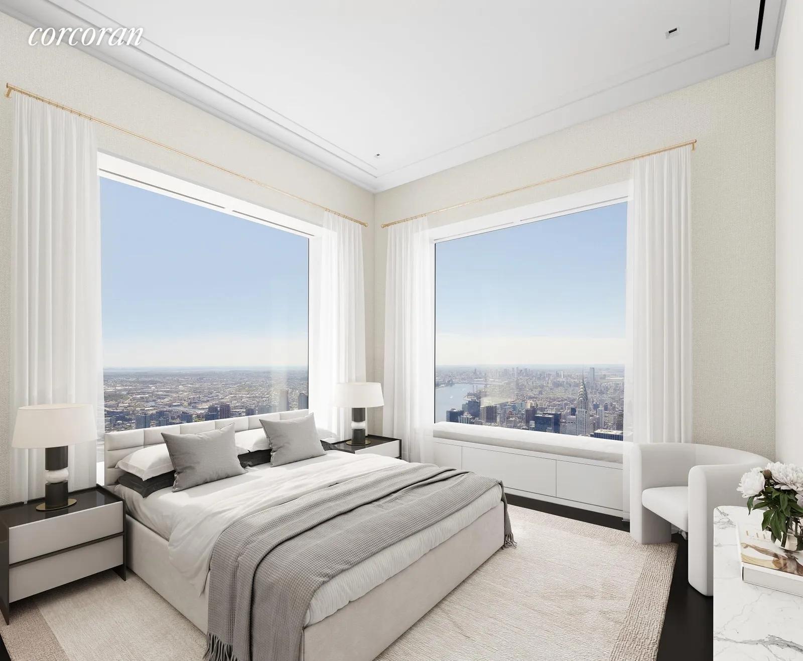 New York City Real Estate | View 432 Park Avenue, PH82 | Guest Suite Virtually Staged | View 13