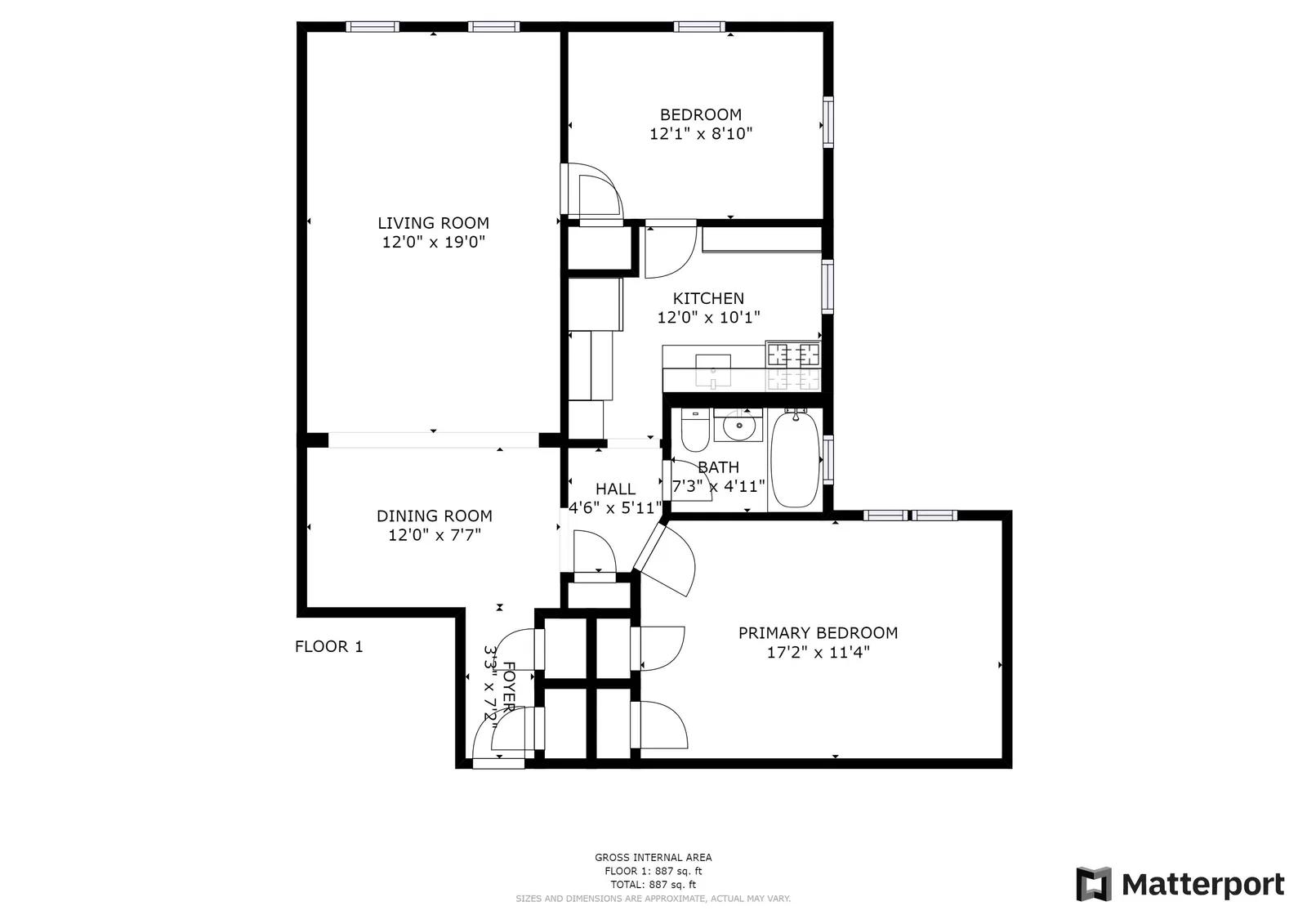 84-31 Van Wyck Expy, 1-M | floorplan | View 1