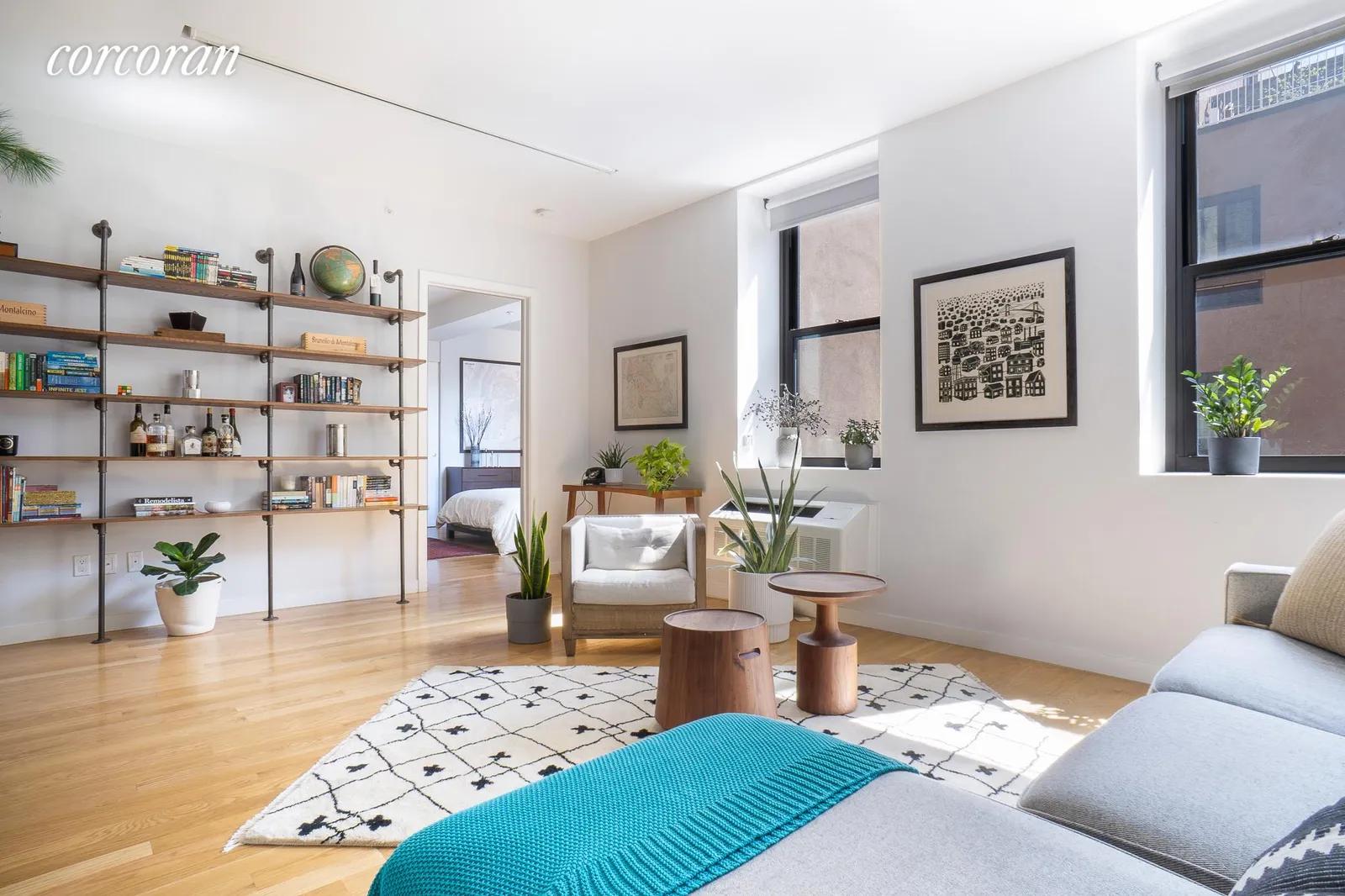 New York City Real Estate | View 122 West Street, 2I | Living Room | View 2
