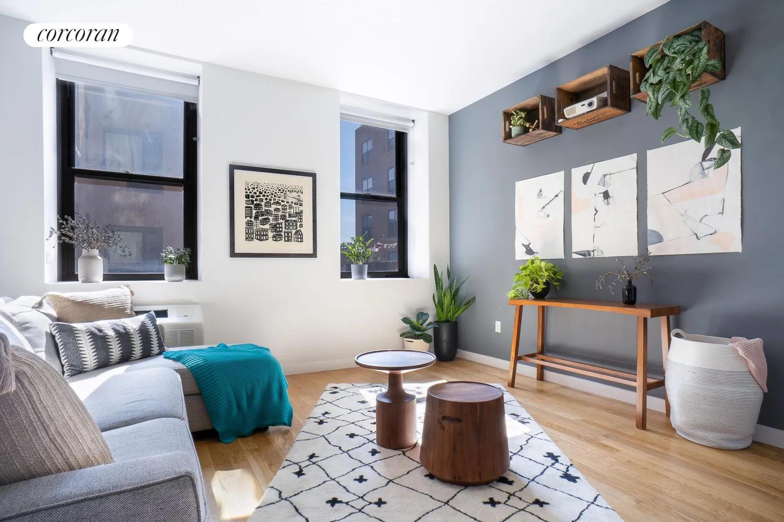 New York City Real Estate | View 122 West Street, 2I | Living Room | View 9