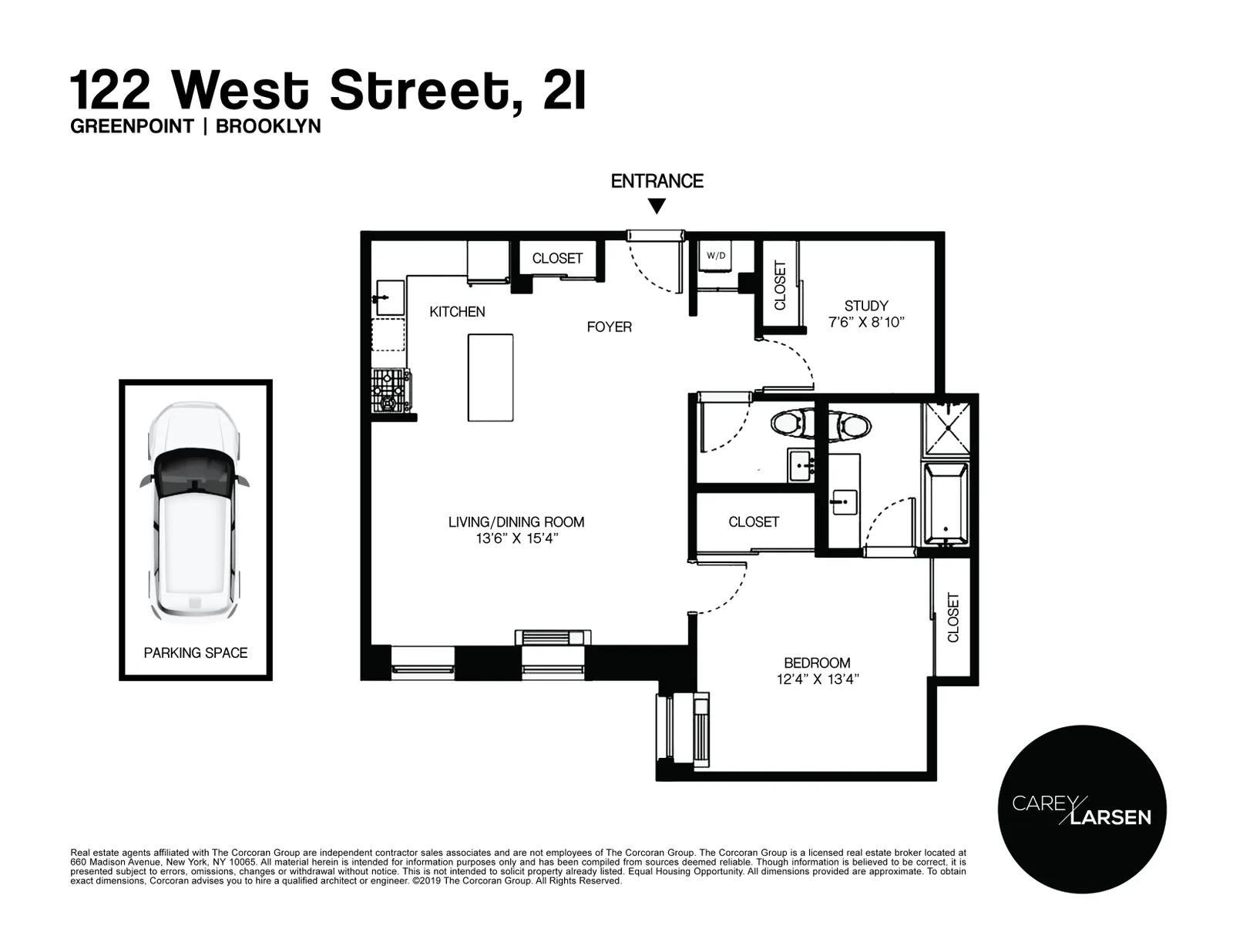 122 West Street , 2I | floorplan | View 10