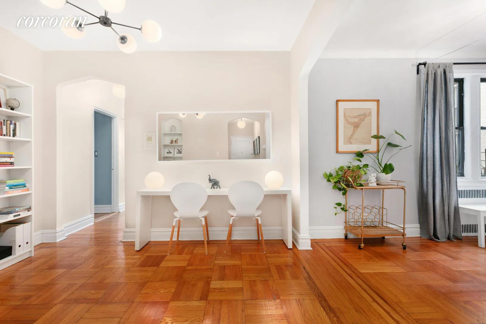 New York City Real Estate | View 135 Hawthorne Street, 1E | Fantastic Foyer/Home Office | View 2