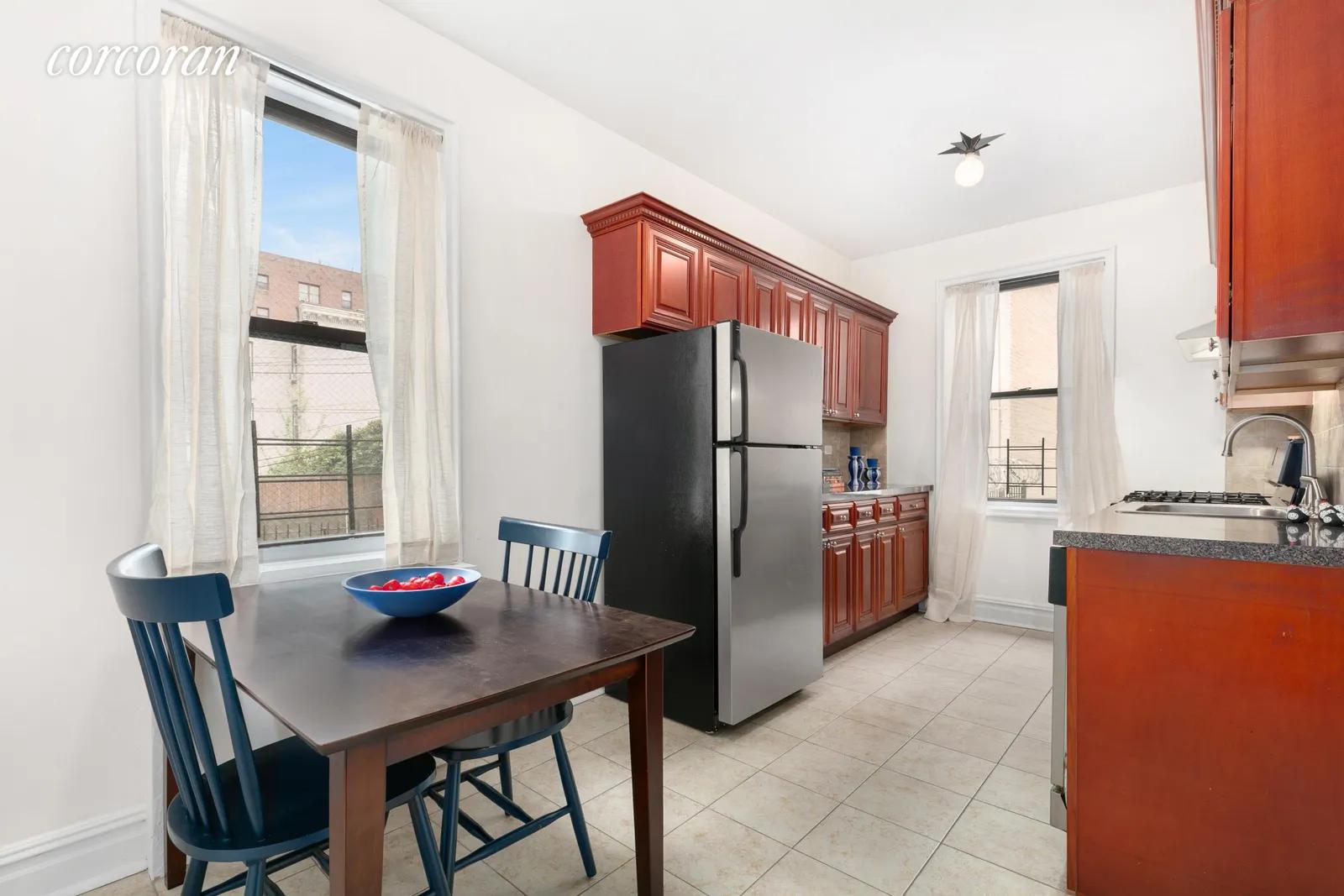 New York City Real Estate | View 135 Hawthorne Street, 1E | Eat-in Kitchen | View 5
