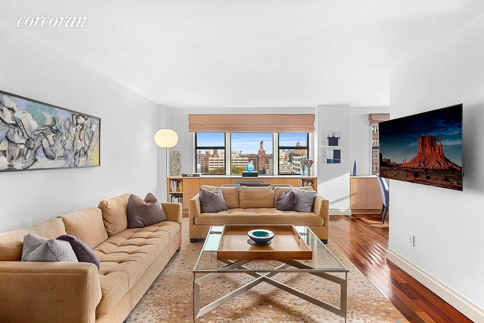 New York City Real Estate | View 145 East 15th Street, 15U | Living Room | View 2