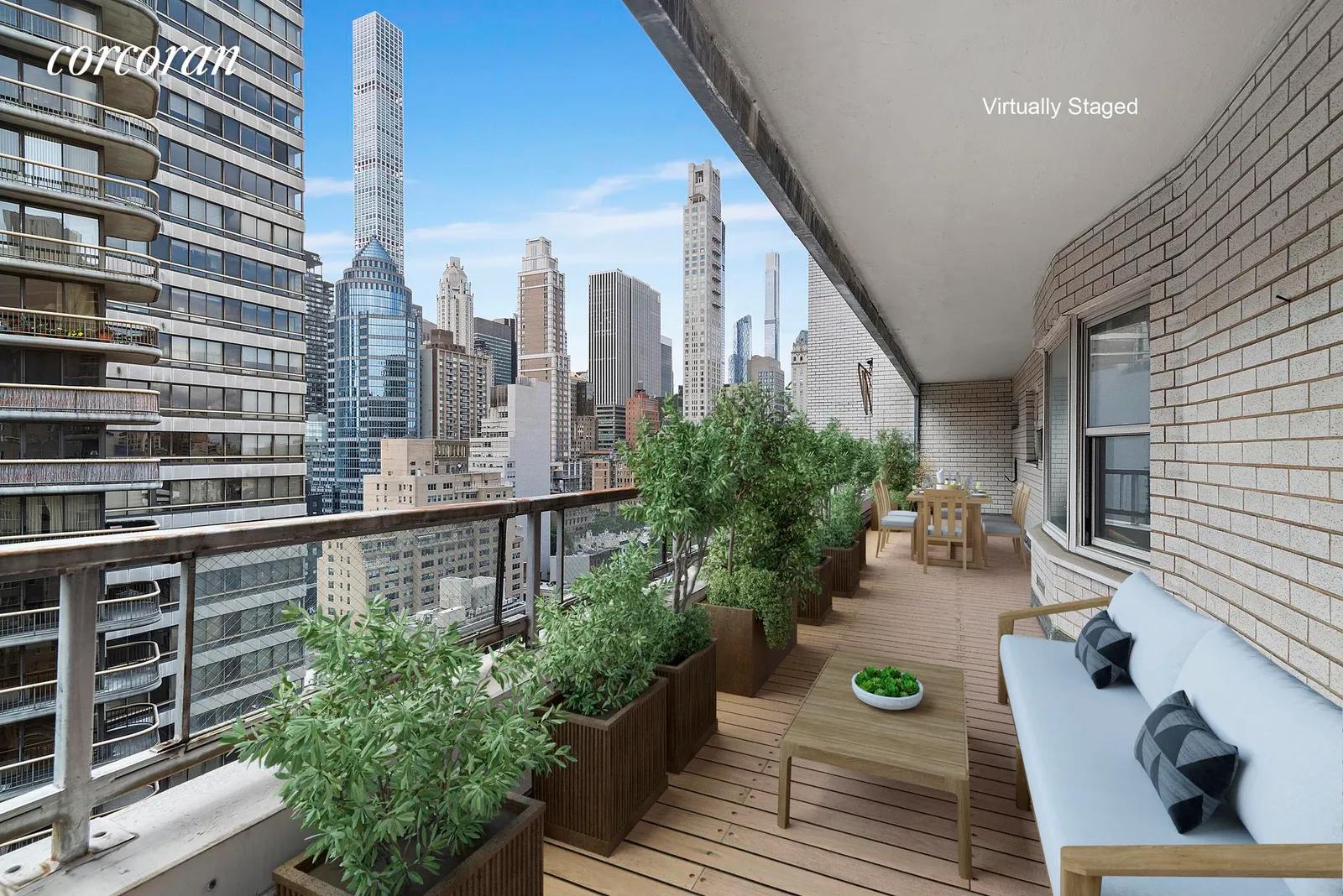 New York City Real Estate | View 175 East 62nd Street, 18B | Terrace | View 3