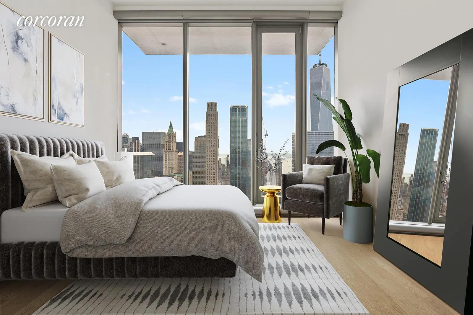 New York City Real Estate | View 56 Leonard Street, 48EAST | Bedroom | View 8