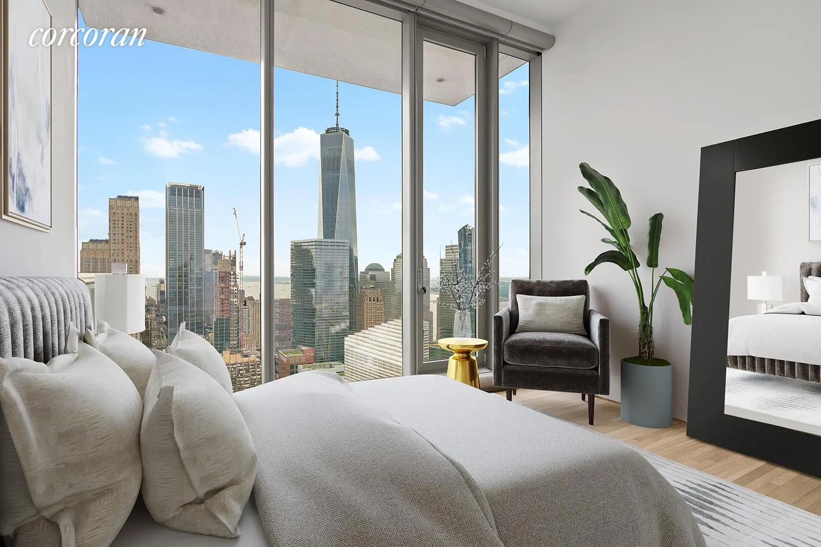 New York City Real Estate | View 56 Leonard Street, 48EAST | Bedroom | View 9