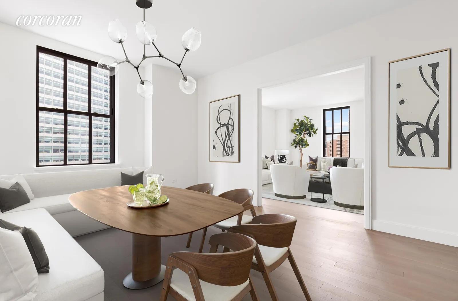 New York City Real Estate | View 100 Barclay Street, 20B | Dining Room | View 5